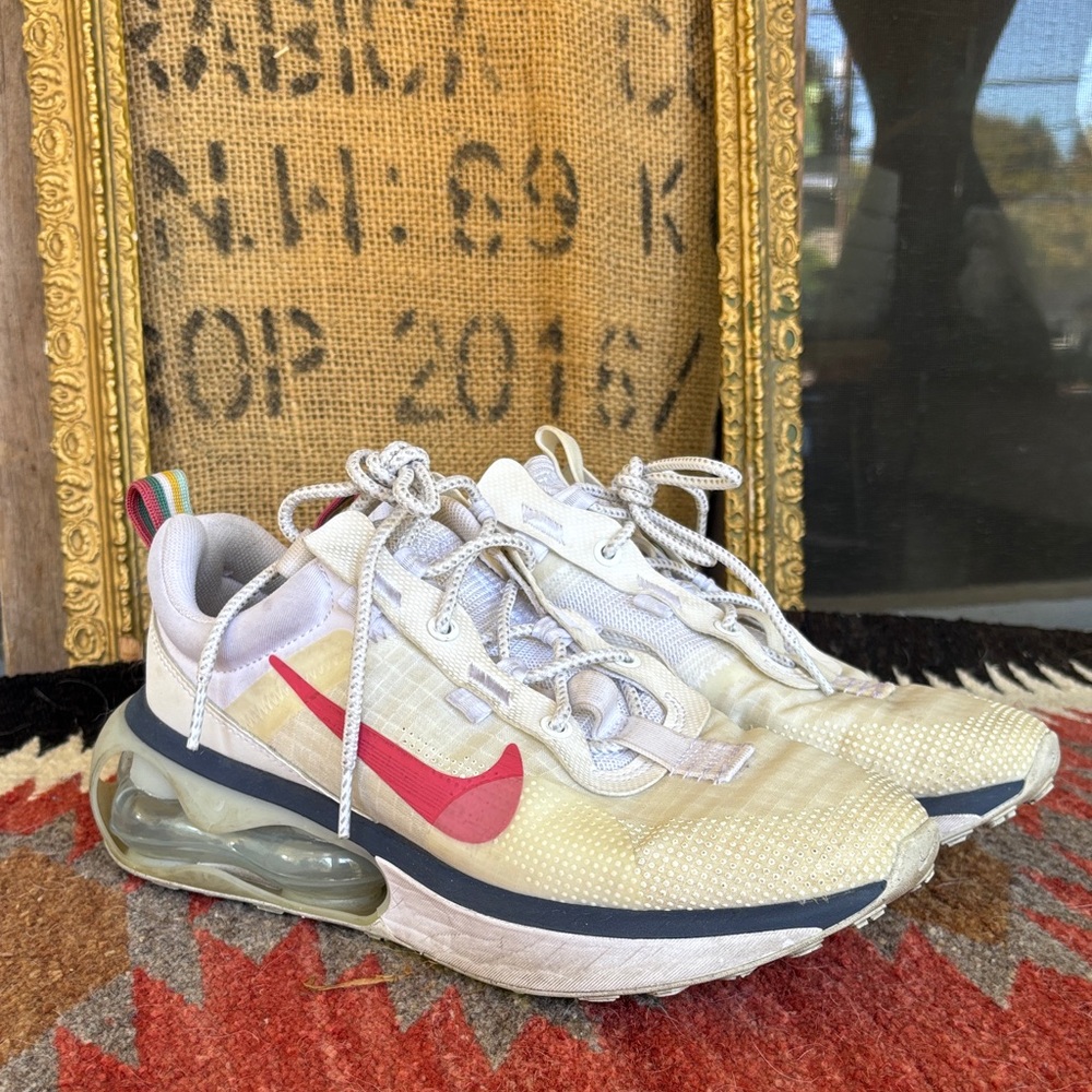 Nike Air Max with Red and White Accents